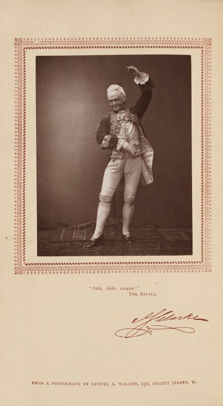 John sleeper clarke in 'the rivals' npg ax29221