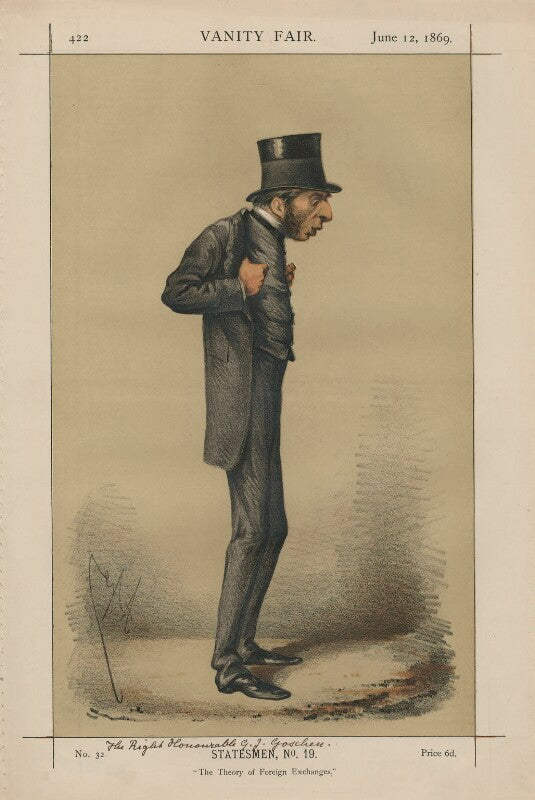 George joachim goschen, 1st viscount goschen ('statesmen, no. 19. "the theory of foreign exchanges."') npg d43383