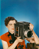 Yevonde with Vivex One-Shot Camera NPG x223230