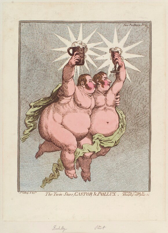'the twin stars, castor & pollux' (george barclay?; charles sturt?) npg d12690