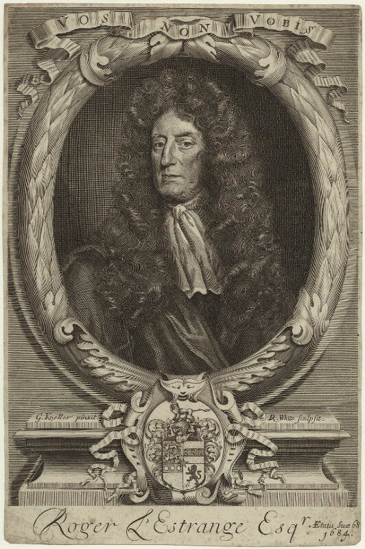 Sir roger l'estrange npg d32810