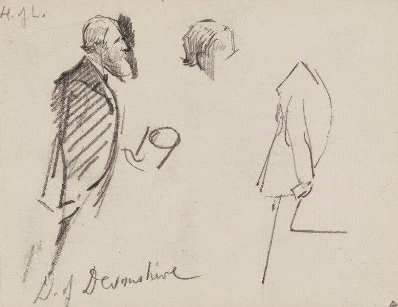 Spencer compton cavendish, 8th duke of devonshire npg 2335