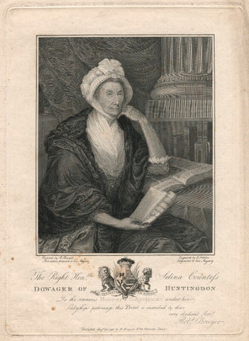 Selina Hastings, Countess of Huntingdon NPG D3292