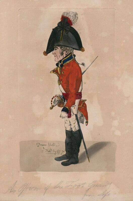 An officer of the foot guards, from life npg d47068