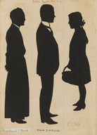 Visitors to St Luke's Church Bazaar, Eltham Park (Maitland Theophilus Dodds; Charles Edward Augustine Burton; P. Steele) NPG D46608