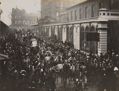 Queen Victoria's funeral procession entering Paddington Station NPG P1700(55)