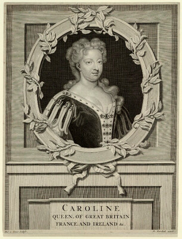 Caroline Wilhelmina of Brandenburg-Ansbach NPG D32893