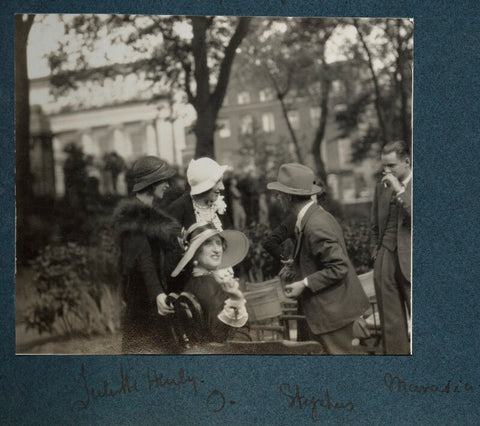 Lady Ottoline Morrell with friends NPG Ax143432