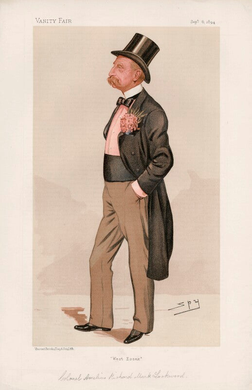 Amelius mark richard lockwood (né wood), 1st baron lambourne ('statesmen. no. 642.') npg d44715