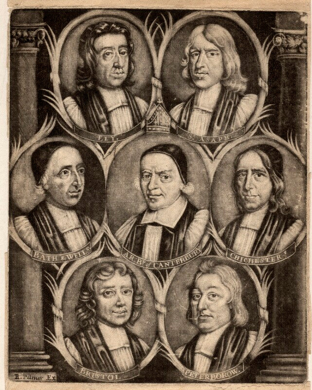 The seven bishops committed to the tower in 1688 npg d9285