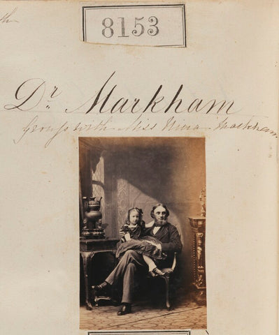 Dr Markham; Miss Mina Markham NPG Ax57971