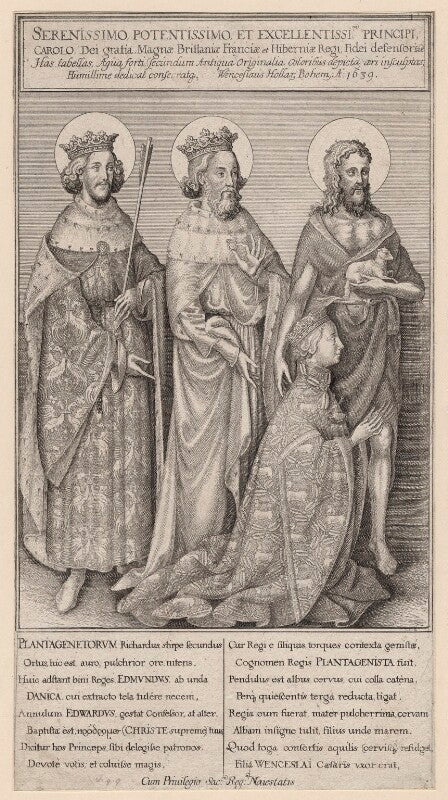 The wilton diptych (king richard ii) npg d17881