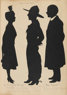 Actors in role for the play 'Other People's Worries', on the West Pier, Brighton (Nanette de Moray as 'The Leader of the Orchestra'; Tommy Connor as 'Swabey'; Edward William Cudd as 'Major Ryecroft') NPG D46424