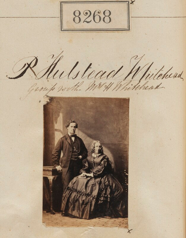 Peter halstead whitehead; mrs peter halstead whitehead npg ax58086