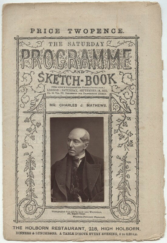 Charles james mathews npg x132950