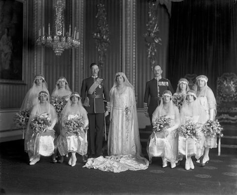 'The Wedding of 6th Earl of Harewood and Princess Mary' NPG x32507