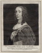 Unknown woman engraved as Henrietta Maria Wentworth, 6th Baroness Wentworth NPG D30995