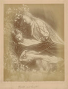 'Gareth and Lynette' (Andrew Kinsman Hichens; May Prinsep) NPG x18033