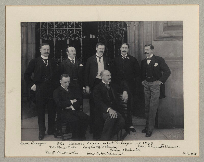 'the seven unionist "whips" of 1899' npg x134985