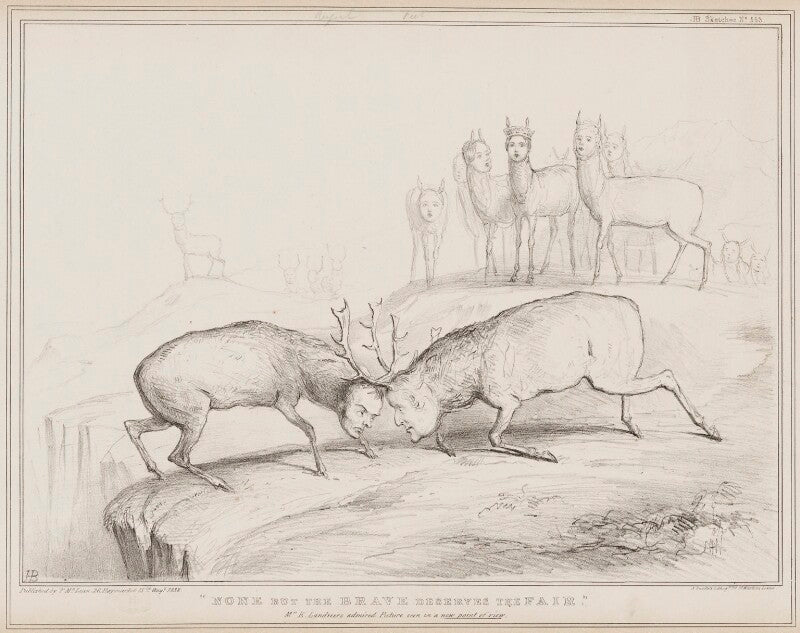 None but the brave deserves the fair npg d41487