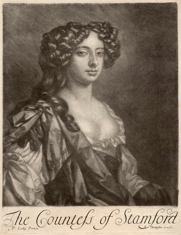 Elizabeth grey (née harvey), countess of stamford npg d9194
