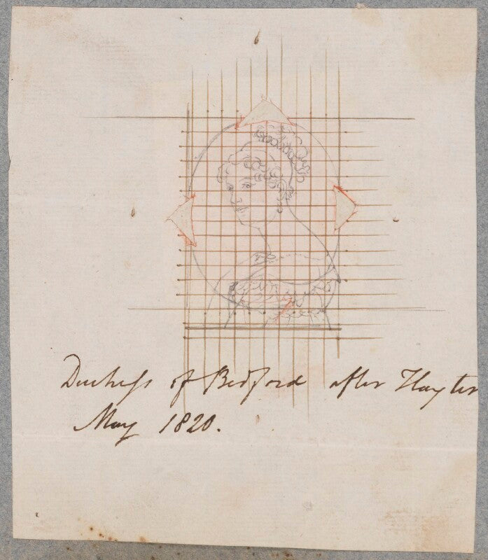 Georgiana russell (née gordon), duchess of bedford npg d17357