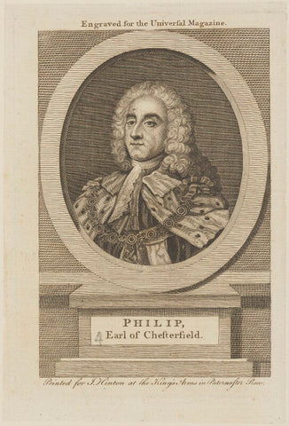 Philip Dormer Stanhope, 4th Earl of Chesterfield NPG D14630