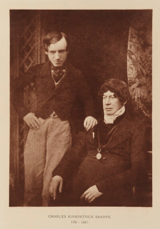 Charles kirkpatrick sharpe and an unknown man npg ax29520