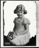 Princess Elizabeth (Queen Elizabeth II) as bridesmaid at the wedding of Lady May Cambridge and Henry Abel Smith NPG x32582
