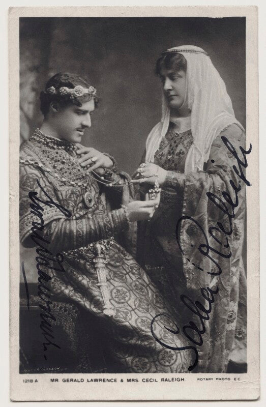 Gerald lawrence; saba raleigh (isabel ellissen) npg x21981