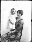 Lady Marjorie Gwendolen Rowley (née Cochrane); John Charles Cochrane Fydell Rowley NPG x120534