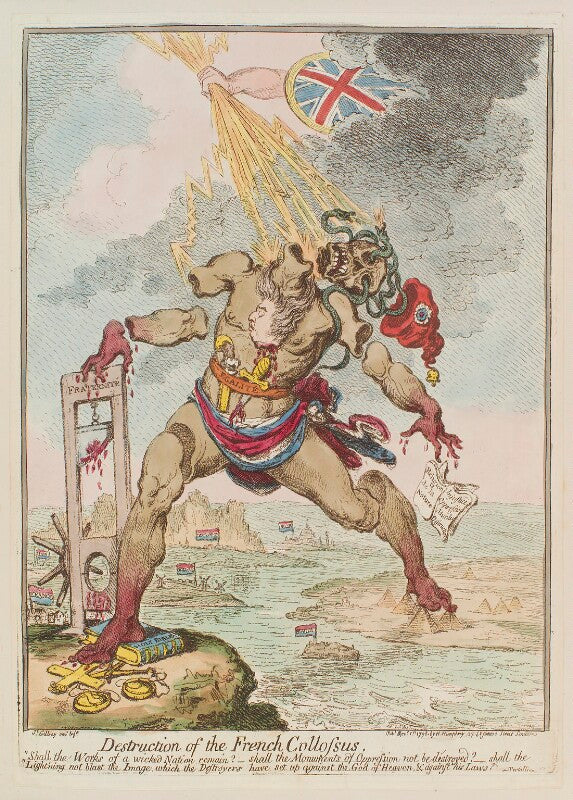 'destruction of the french collossus' npg d12662
