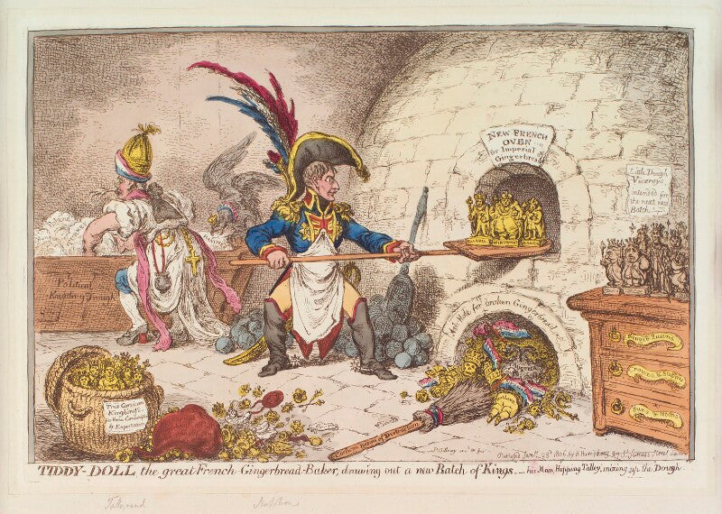 'tiddy doll, the great french gingerbread baker; drawing out a new batch of kings' npg d12857