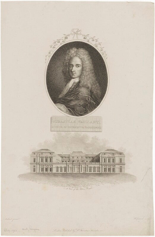 Sébastien vaillant with 'a view of the palais royale' npg d38532