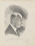 Sir Arthur Stockdale Cope: Study for 'The passing of John Sargent.' NPG D43166