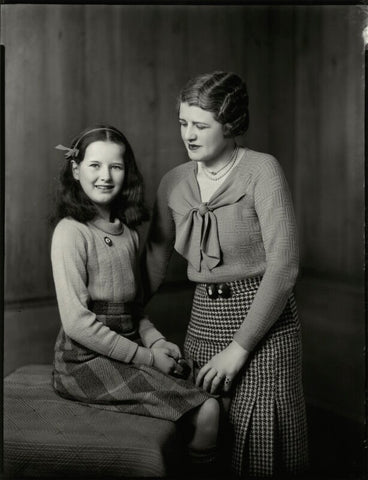 Elizabeth Valerie Cross (née Eaton); Sheila Marguerite Eaton (née Dumbleton) NPG x151563