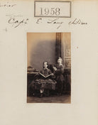 Children of Captain E Lang NPG Ax51348