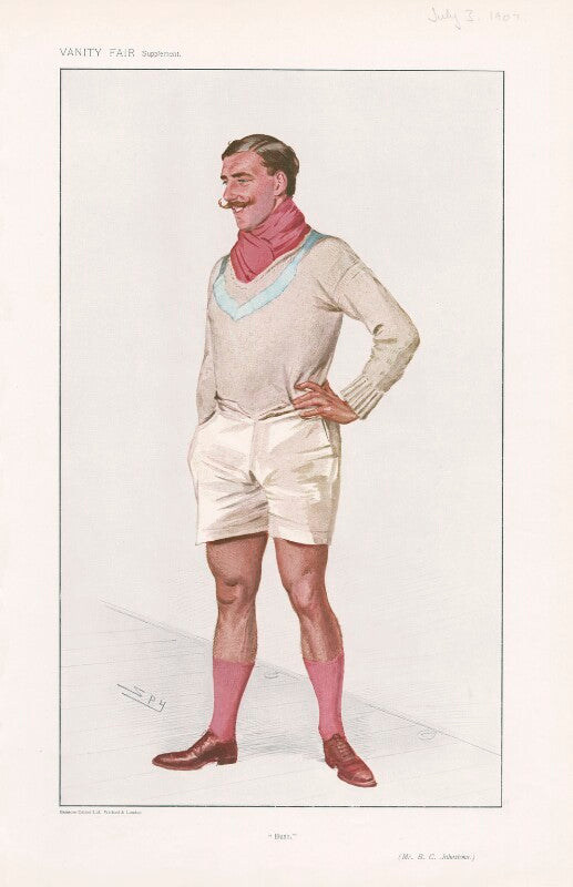 Banner carruthers johnstone ('men of the day. no. 1073. "bush."') npg d45387