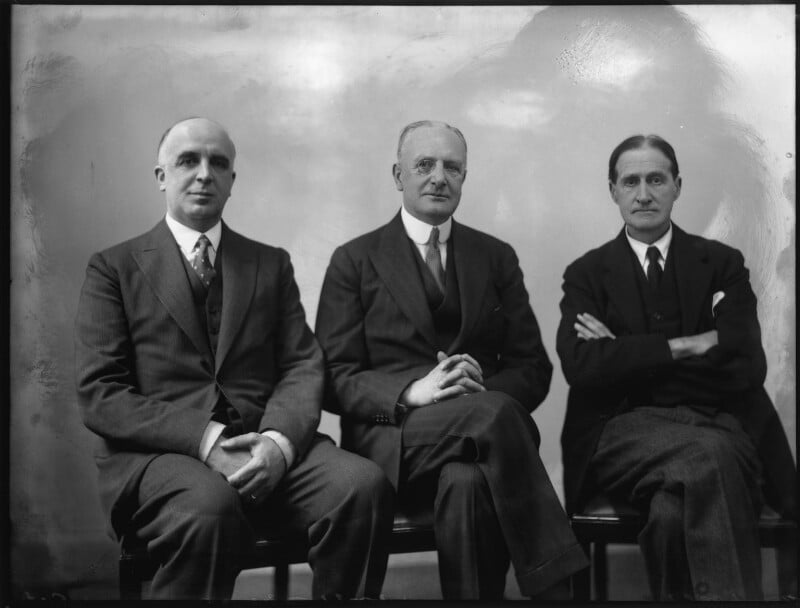 George ernest may, 1st baron may and two others npg x150163