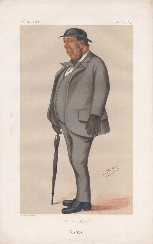 Mr steel ('men of the day. no. 163.') npg d43820