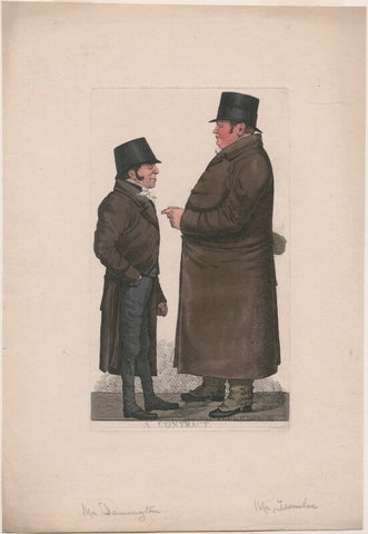 'A contract' (Mr Damington; Mr Tremloe) NPG D10811