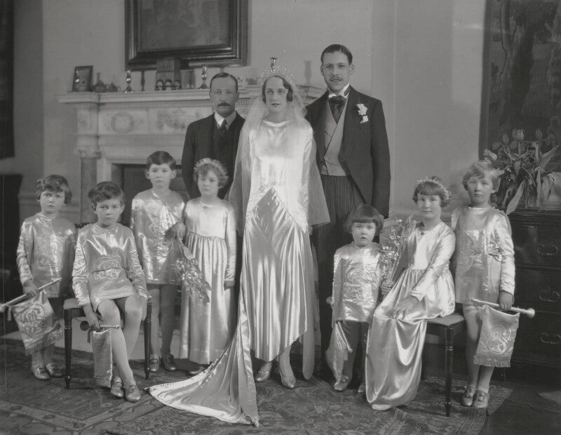 (edith penelope) mary lutyens, anthony rupert henry franklin sewell and wedding party npg x137282