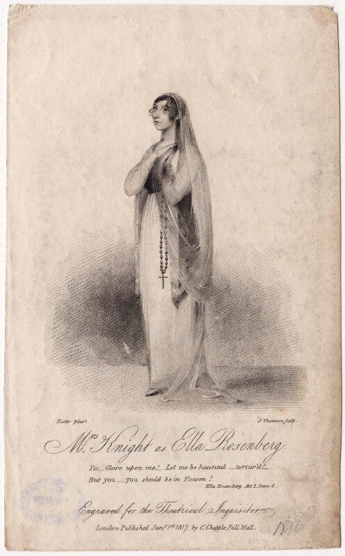 Susan knight (née smith) as ella rosenberg in kenney's 'ella rosenberg' npg d8456