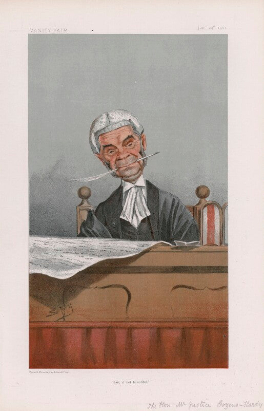 Lord herbert hardy cozens hardy, 1st bt ('judges. no. 61.') npg d45049