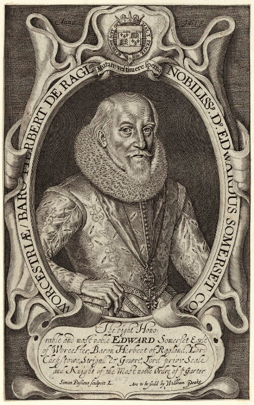 Edward Somerset, 4th Earl of Worcester NPG D25775