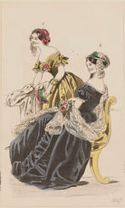 Evening dresses, March 1847 NPG D47980