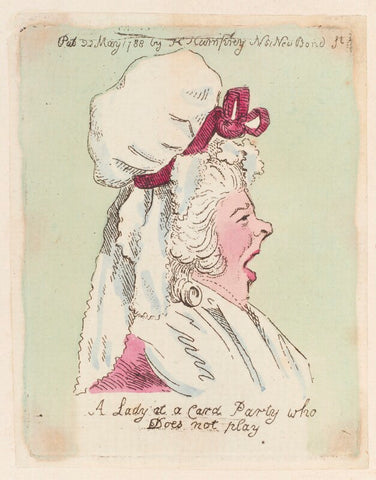 'A lady at a card party who does not play' NPG D12958