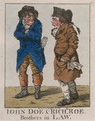'John Doe & Richd Roe. Brothers in law' NPG D13307