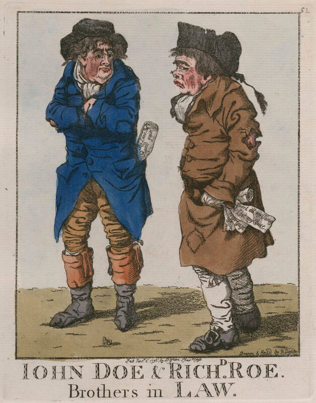 'john doe & richd roe. brothers in law' npg d13307
