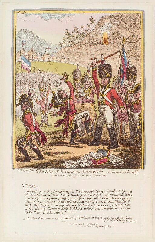 'the life of william cobbett   written by himself. no 3' (william cobbett) npg d12926